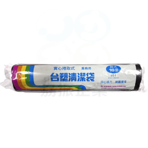 台塑清潔袋86*100cm(黑)(超大)16張/支