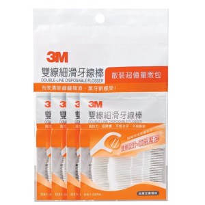 3M雙線牙線棒4袋/包
